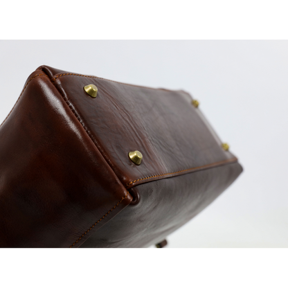 Brown Leather Shoulder Bag Handbag For Women - Main Street