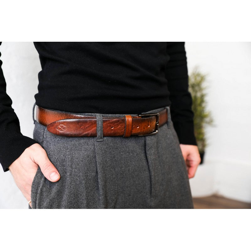 Brown Leather Belt - A Wrinkle in Time Belts Time Resistance Medium  