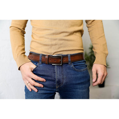 Brown Leather Belt - The Return of the Native Accessories Time Resistance Medium  