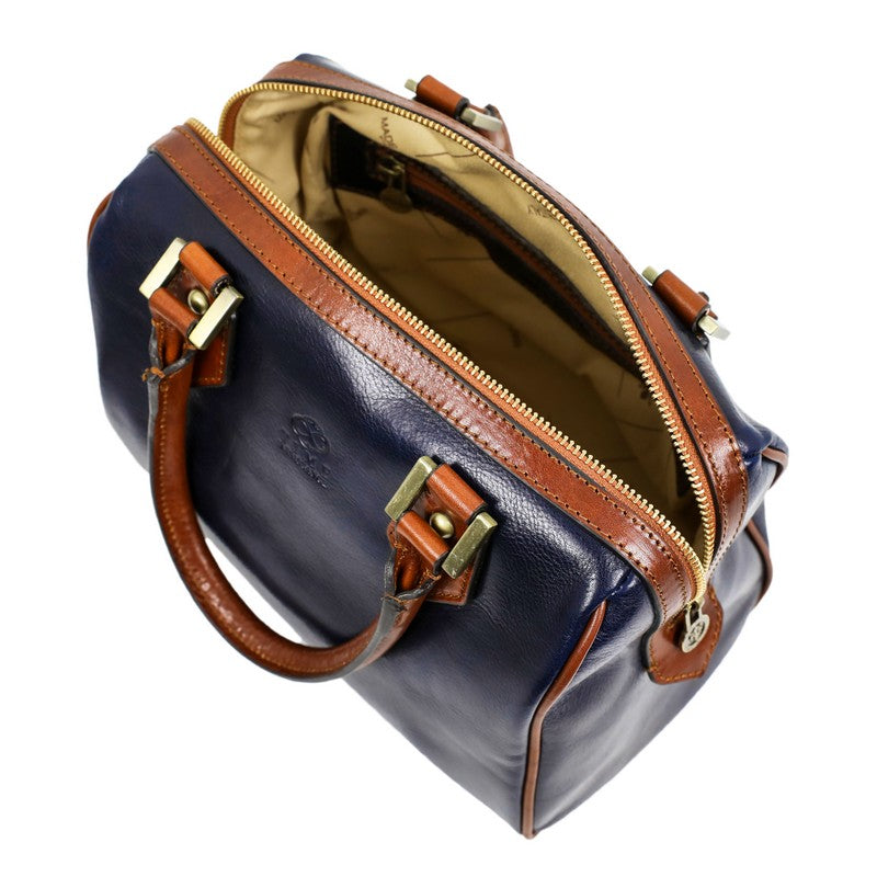 Leather Handbag Shoulder Bag - Little Dorrit For Women Time Resistance   