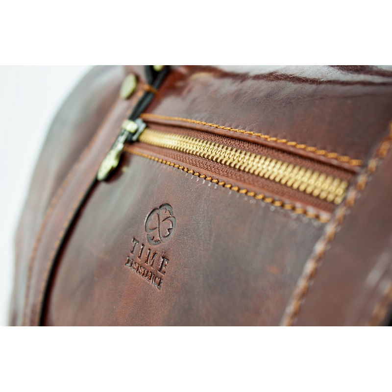 Small Leather Overnight Bag, Duffel Bag - The Ambassadors