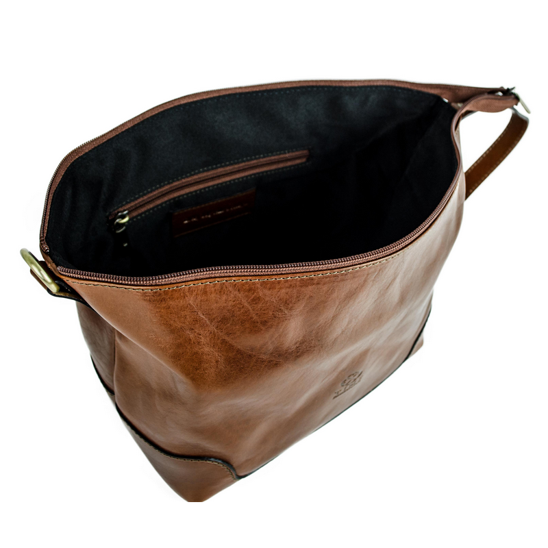 Leather Toiletry Bag - Autumn Leaves Accessories Time Resistance   