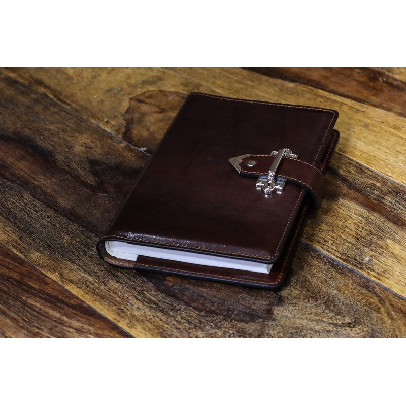 Leather Journal with Refillable A5 Notepad - In Search of Lost Time Accessories Time Resistance   