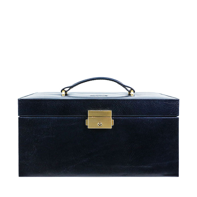 Leather Jewelry Box - Beloved Accessories Time Resistance Blue  