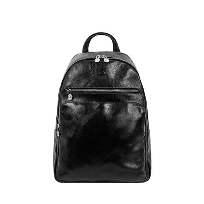 Leather Backpack - I, Claudius Backpack Time Resistance Black  