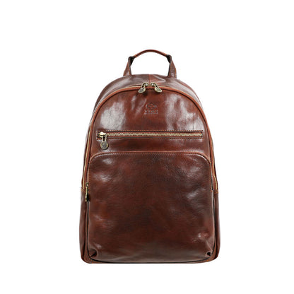 Leather Backpack - I, Claudius Backpack Time Resistance Brown  