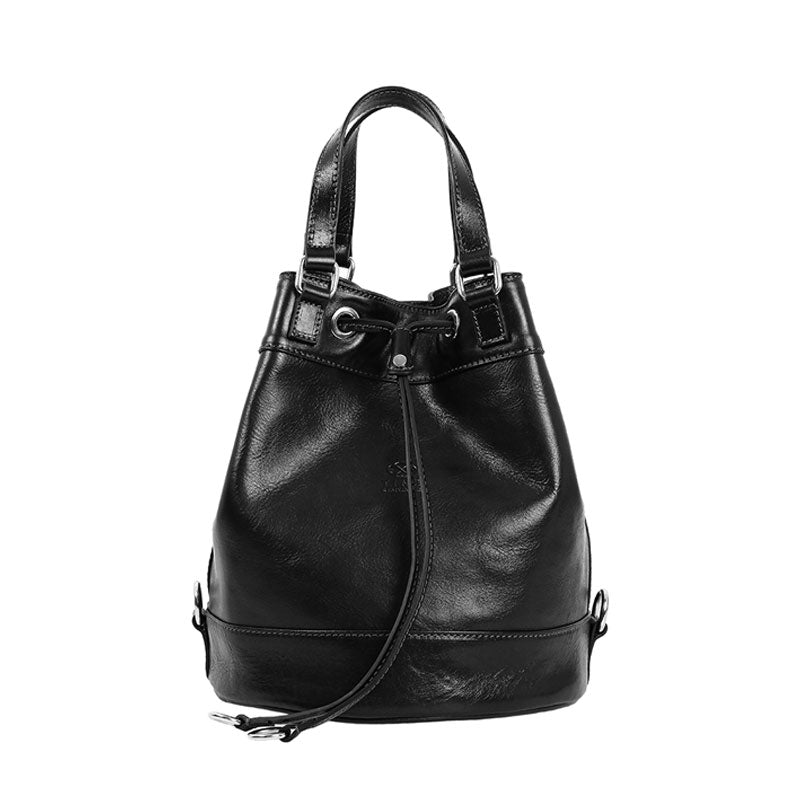 Leather Tote Bag - Light In August For Women Time Resistance Black  