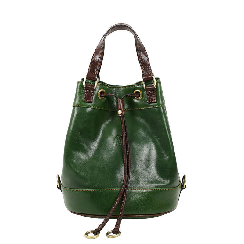 Leather Tote Bag - Light In August For Women Time Resistance Green  