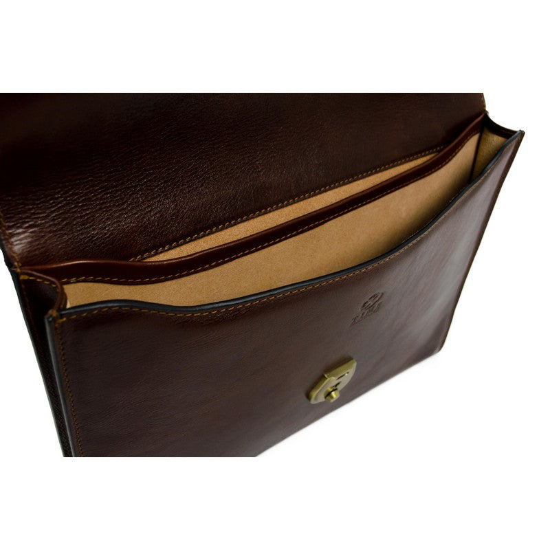 Leather Portfolio Document Holder - Age of Innocence Accessories Time Resistance   