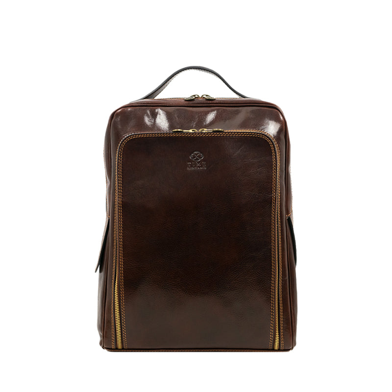 Leather Backpack - The Sun Also Rises – Time Resistance
