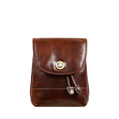Leather Backpack, Convertible Shoulder Bag - The Illiad