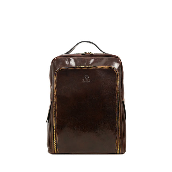 Leather Backpack - The Sun Also Rises – Time Resistance