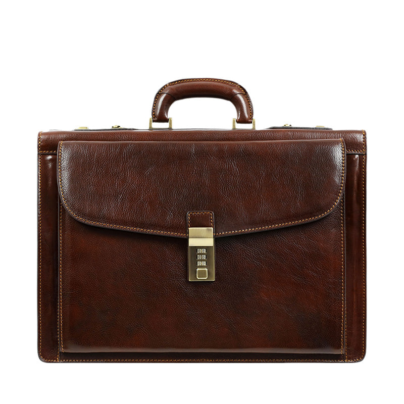 Leather Code-lock Briefcase - The Watchmen – Time Resistance