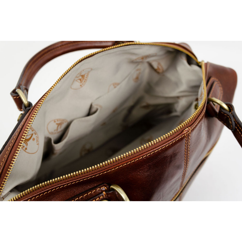 Brown Leather Bag - East of Eden
