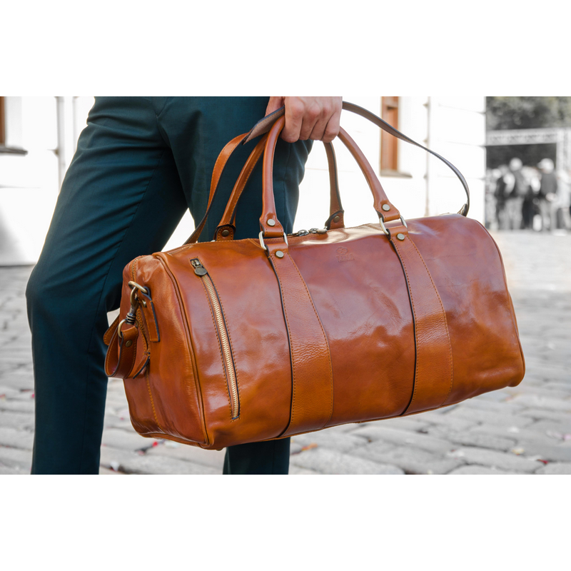 Shop Full Genuine Leather Military Duffel Bag – Luggage Factory
