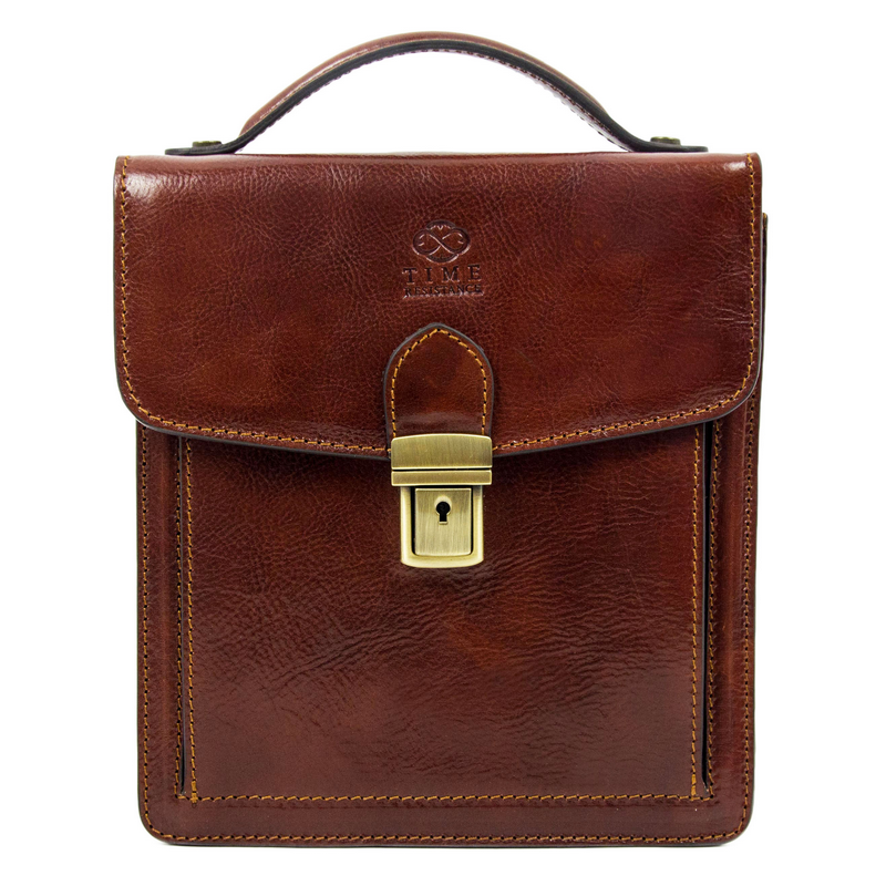 Small Leather Briefcase - Walden – Time Resistance