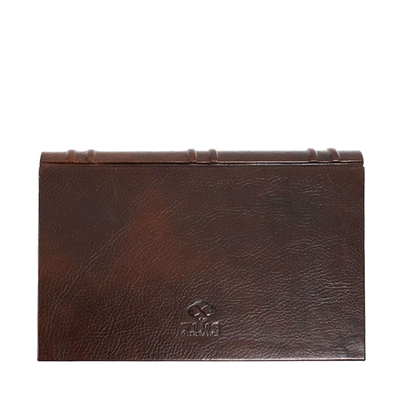 Leather Cigar Box, Cigar Case - Howards End Accessories Time Resistance Brown  