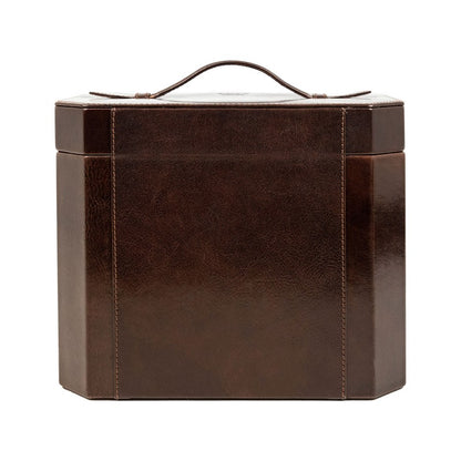 Large Leather Jewelry Box - A Handful of Dust