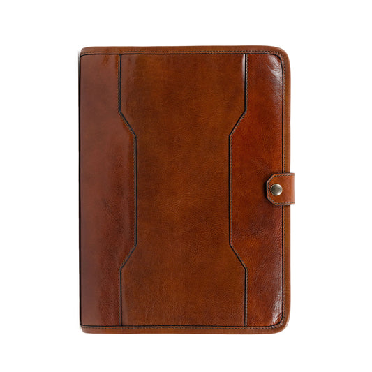 Leather A4 Documents Folder Organizer - The Call of the Wild Accessories Time Resistance   