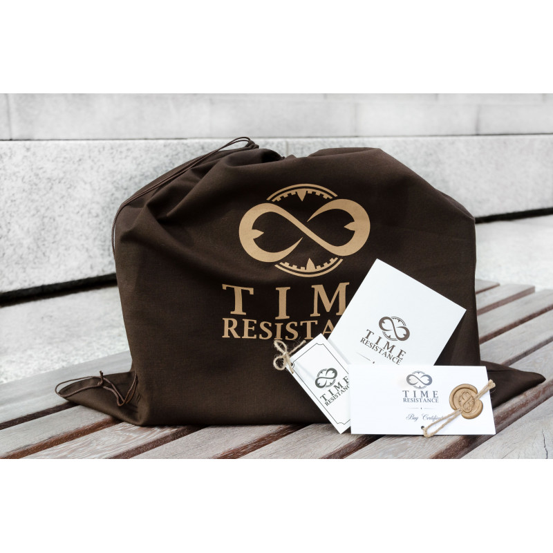 Brown Leather Handbag, Tote Bag with Zipper - Lorna Doone