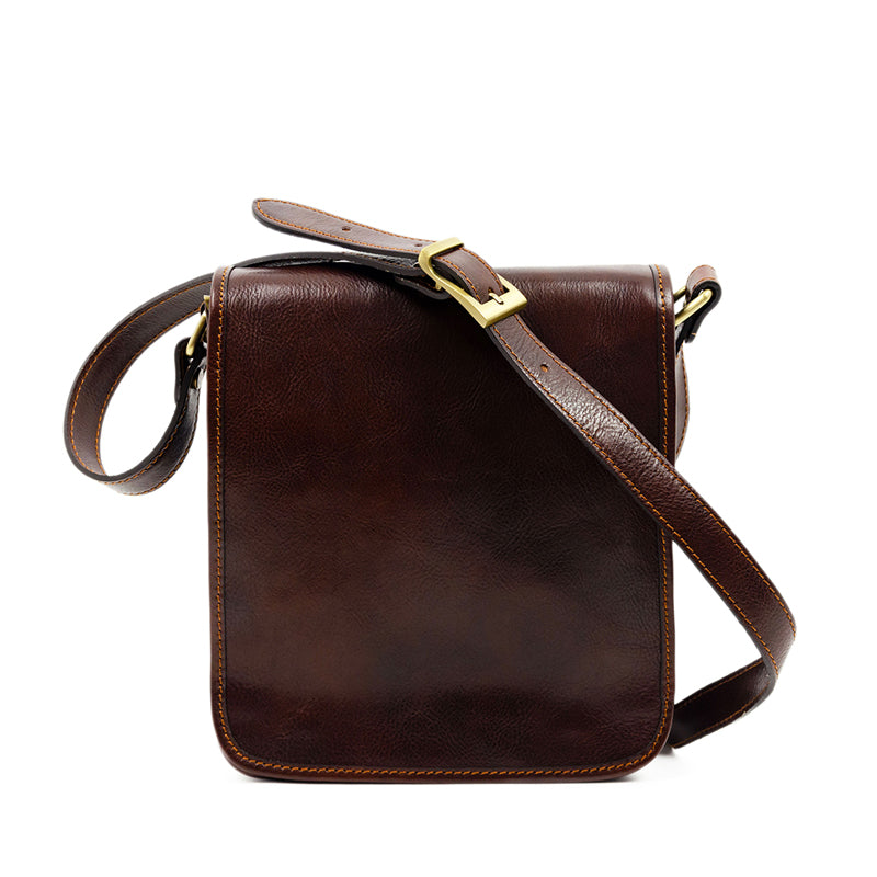 Small Leather Pouch - Brown