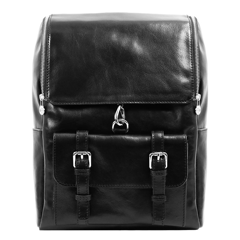 Large Leather Backpack - The Odyssey Backpack Time Resistance   