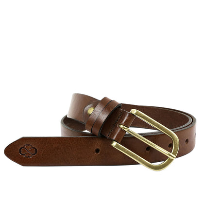 Brown Leather Belt - Sons and Lovers Accessories Time Resistance   